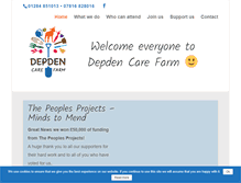 Tablet Screenshot of depden.com